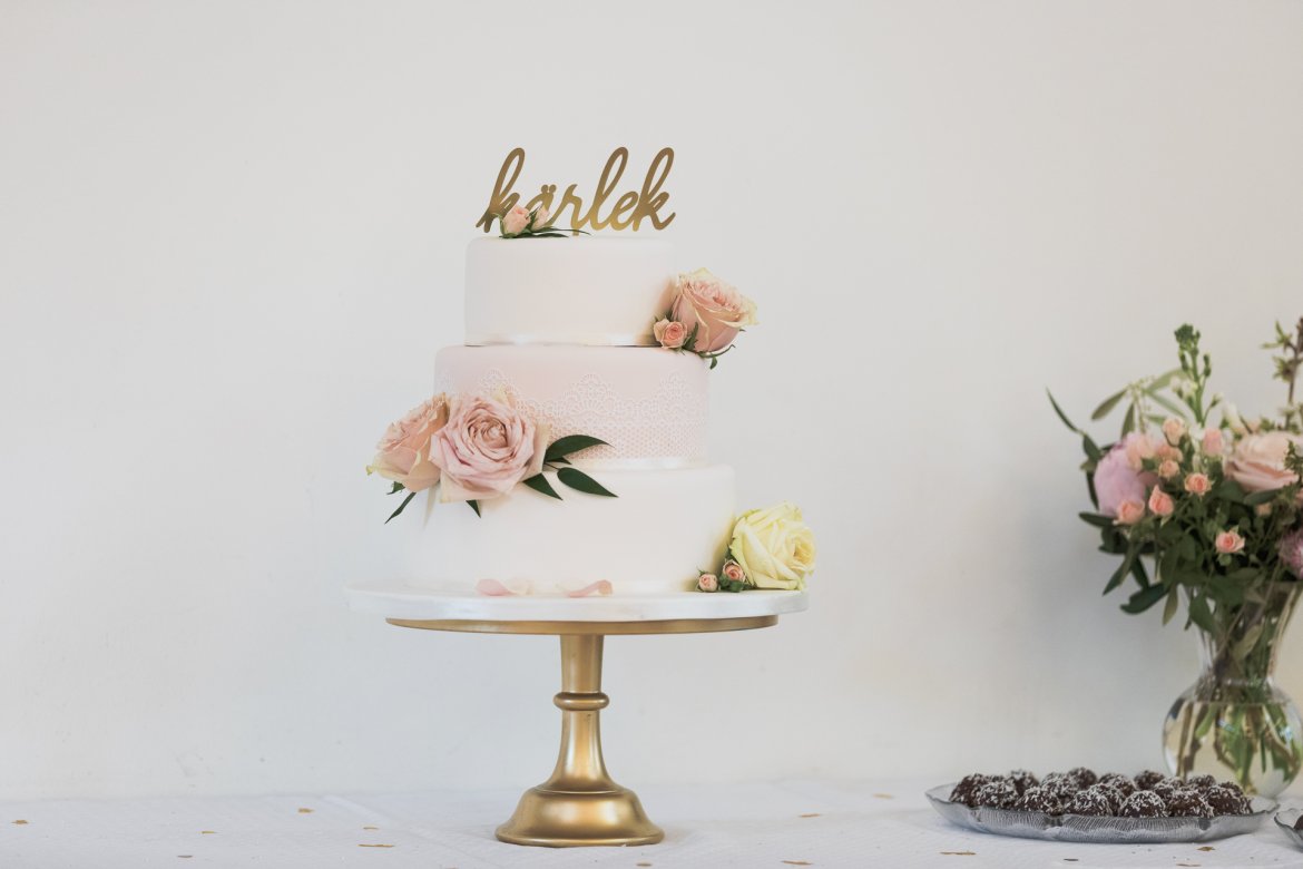 Vår otroligt vackra tårta från Cake Couture